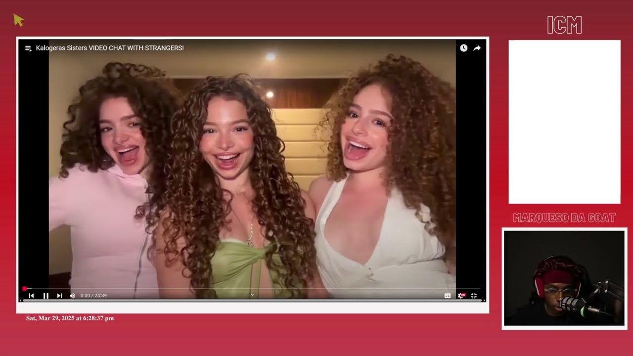 MDG Reacts To Kalogeras Sisters - VIDEO CHAT WITH STRANGERS!