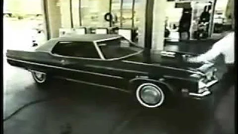 1972 Gulf commercial with Dick Van Patten & 1972 Oldsmobile 98 Regency Coupe
