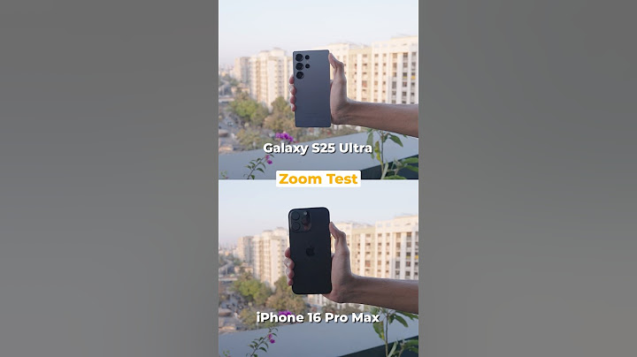 Galaxy S25 Ultra vs iPhone 16 Pro Max Zoom Test