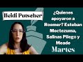 ¿Quienes apoyaron a Roemer? Esteban Moctezuma, Salinas Pliego y Meade: Heidi Putscher