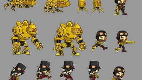 Steampunk Game Sprites