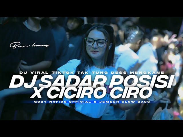 DJ SADAR POSISI × CICIRO CIRO • BASS HOREG MENGKANE VIRAL TIKTOK (Gozy nation official) class=