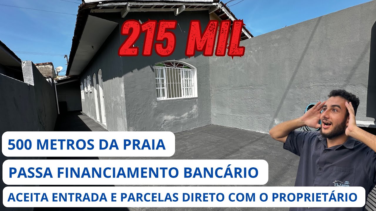 CASA POR 215 MIL NO CENTRO DE ITANHAEM 