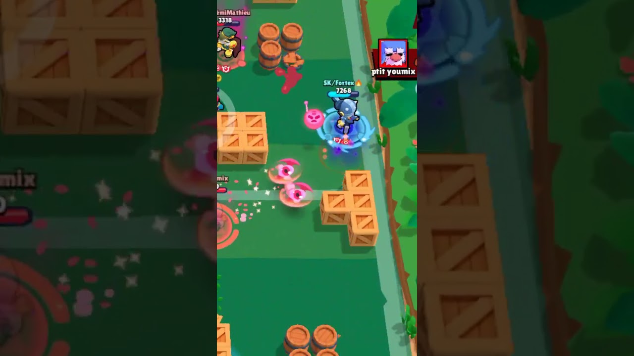 Tensai 💀 #brawlstars #dodging