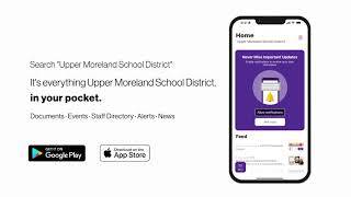 Upper Moreland School District Mobile App