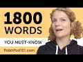 1800 Words Every Polish Beginner Must Know