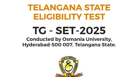 TG SET 2025 🔥 New Exam Dates OUT #tgsetexamdates