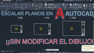 Escalar planos en AUTOCAD &quot;SIN MODIFICAR EL DIBUJO&quot;