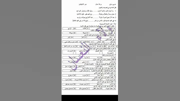 المنهاج السوري عربي ورقة عمل سبر المتفوقين سابع 