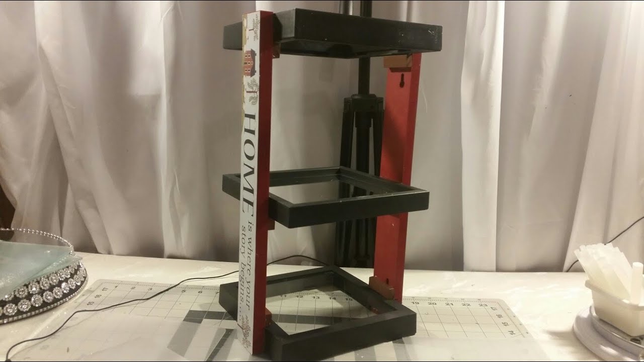 Diy/Dollar Tree Bathroom shelf 1/Wall Shelf/5 shelf YouTube