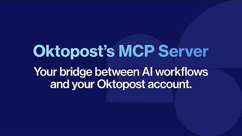 How to connect Oktopost to the MCP server | Smarter AI workflows