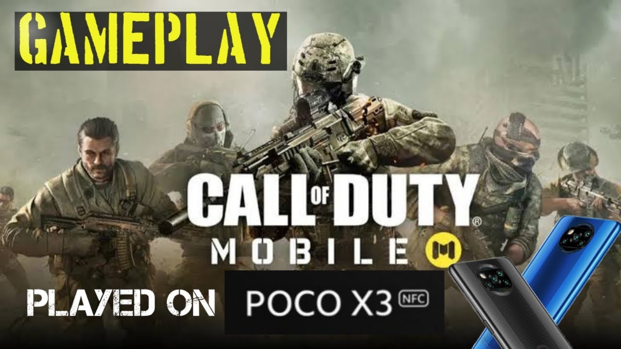 GAMING TEST! Call of Duty Mobile played on POCO X3 NFC (HD 1080p)
