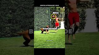 Messi, Köpeği̇le Antrenman Yapiyor Maçta Uyguluyor