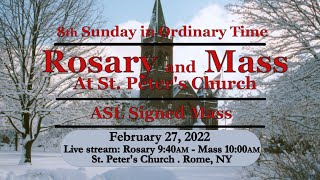 SUNDAY MASS from ST PETERS CHURCH