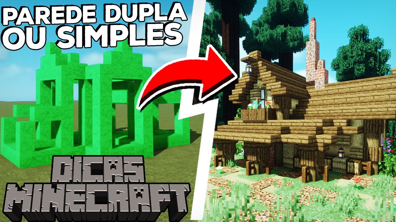 COMO FAZER PROFUNDIDADE EM CONSTRUÇÕES SIMPLES - Dicas Minecraft - YouTube