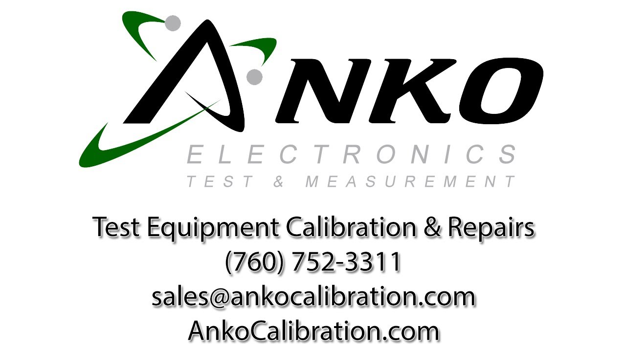 Test Equipment Calibration Lab San Diego YouTube