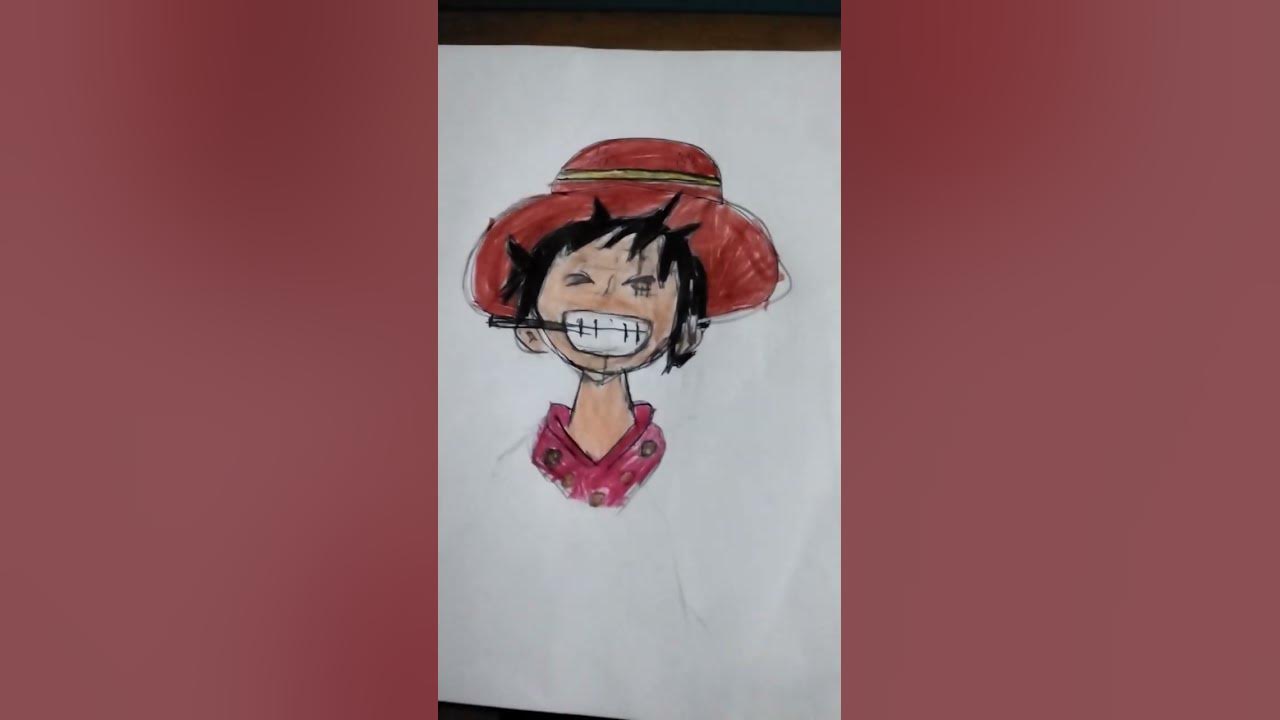 how to draw luffy - YouTube