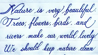 A Short Paragraph Cursive Writing Practice Practice Handwriting for Beginners Handwriting360
