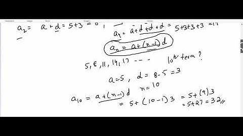 nth term of Arithmetic Sequences - Part 2