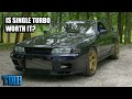 BIG TURBO Nissan GTR R32 V-SPEC Review! Is Single Turbo Really Better?