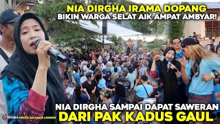 MANTAP! NIA DIRGHA IRAMA DOPANG BIKIN AMBYAR WARGA SELAT AIK AMPAT SAMPAI BIKIN PAK KADUS NYAWER