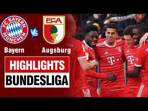 Highlights BAYERN MUNICH vs AUGSBURG: Vùi dập đối thủ trong cơn mưa bàn thắng