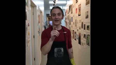 A day in the life of a printmaking workshop