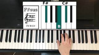How F Chord On Piano