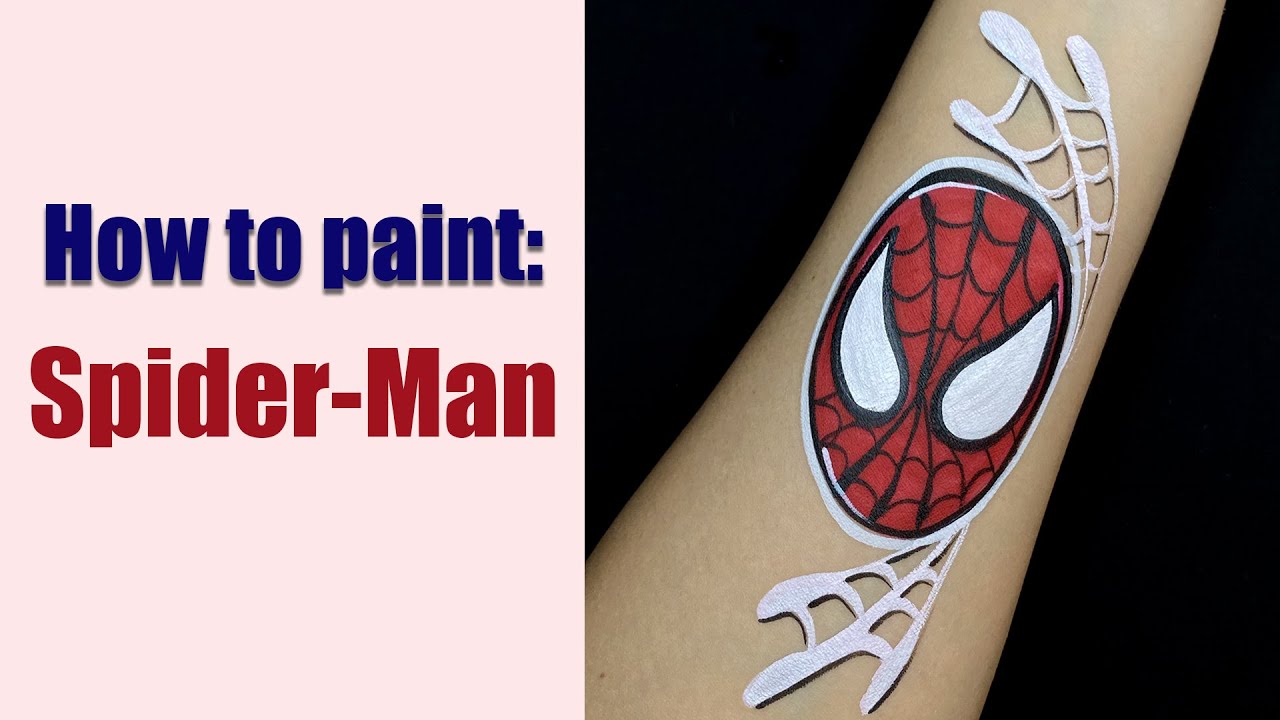 Face Painting Tutorial: How To Paint Spider-Man - YouTube