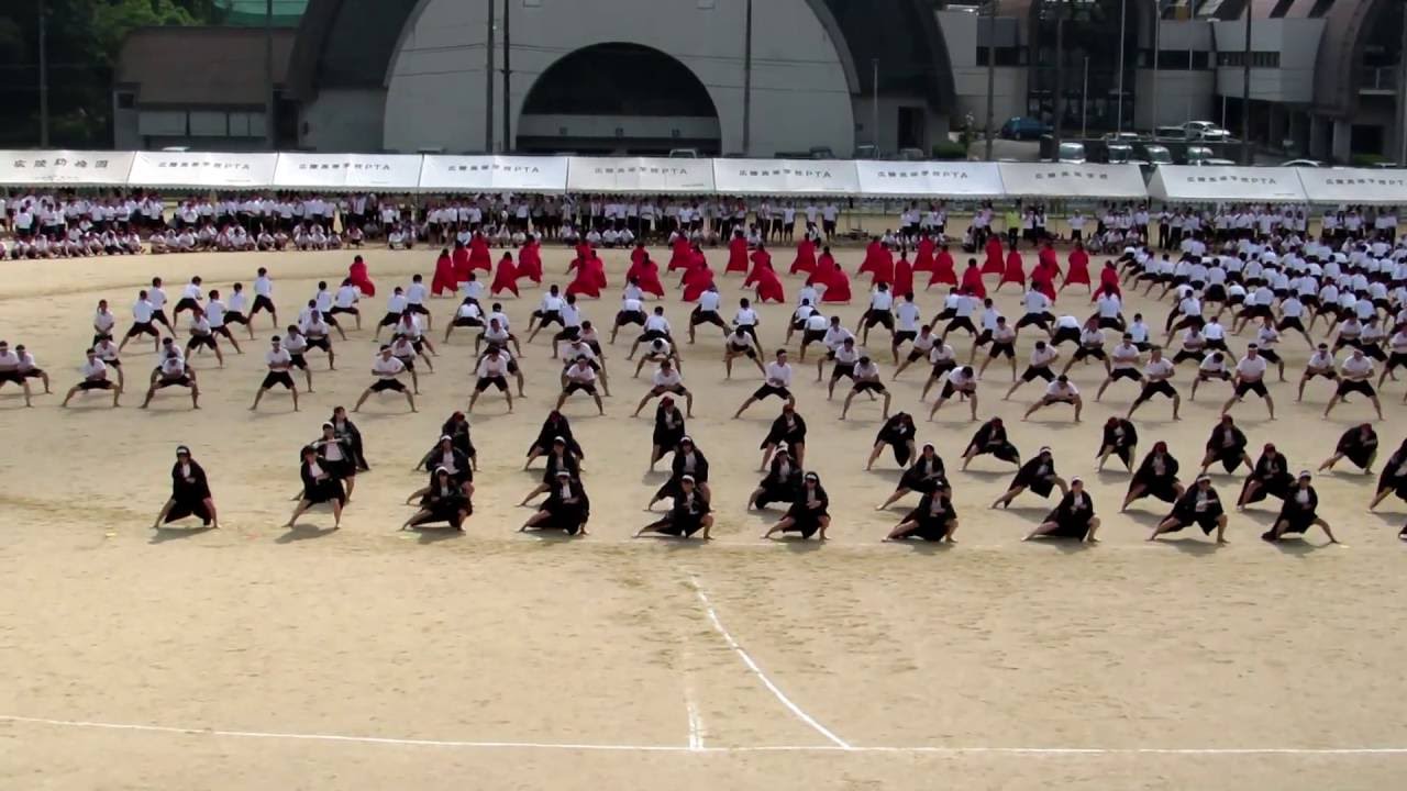 2016年10月02日 広陵高校 吹奏楽部 体育祭 ソーラン
