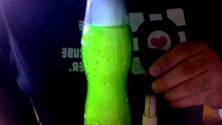 Smaller Homemade Green Inline Gridline Bong