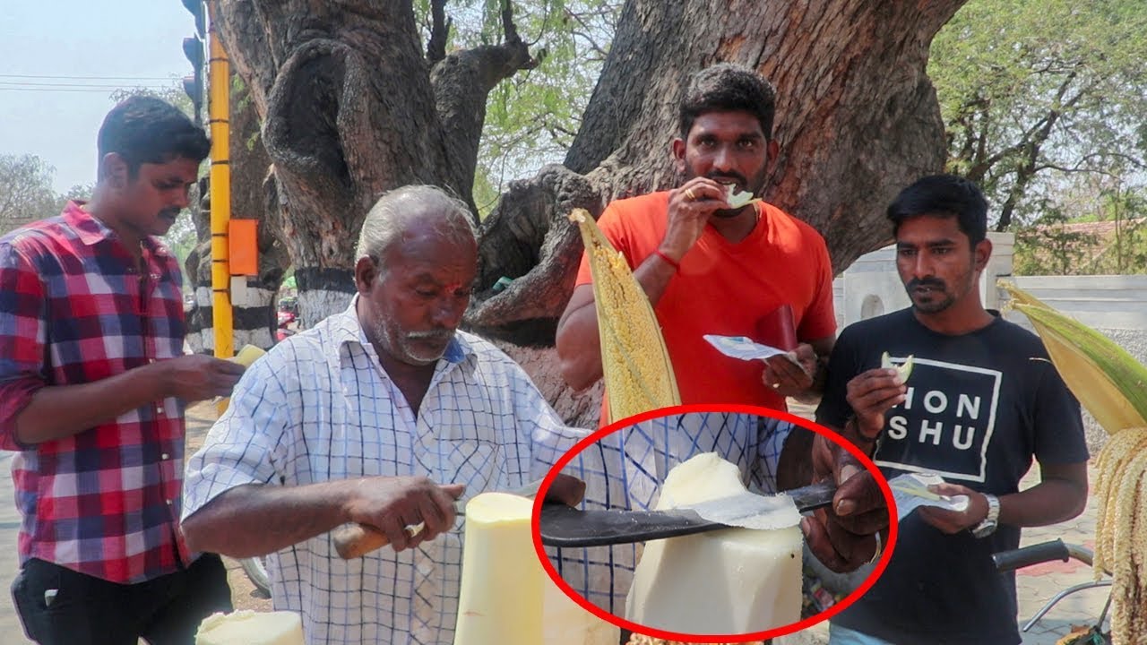 RareStreetFood @10 rs Only | Coconut Stem | Best indian street food | Street Food Tour Salem | South Indian Food