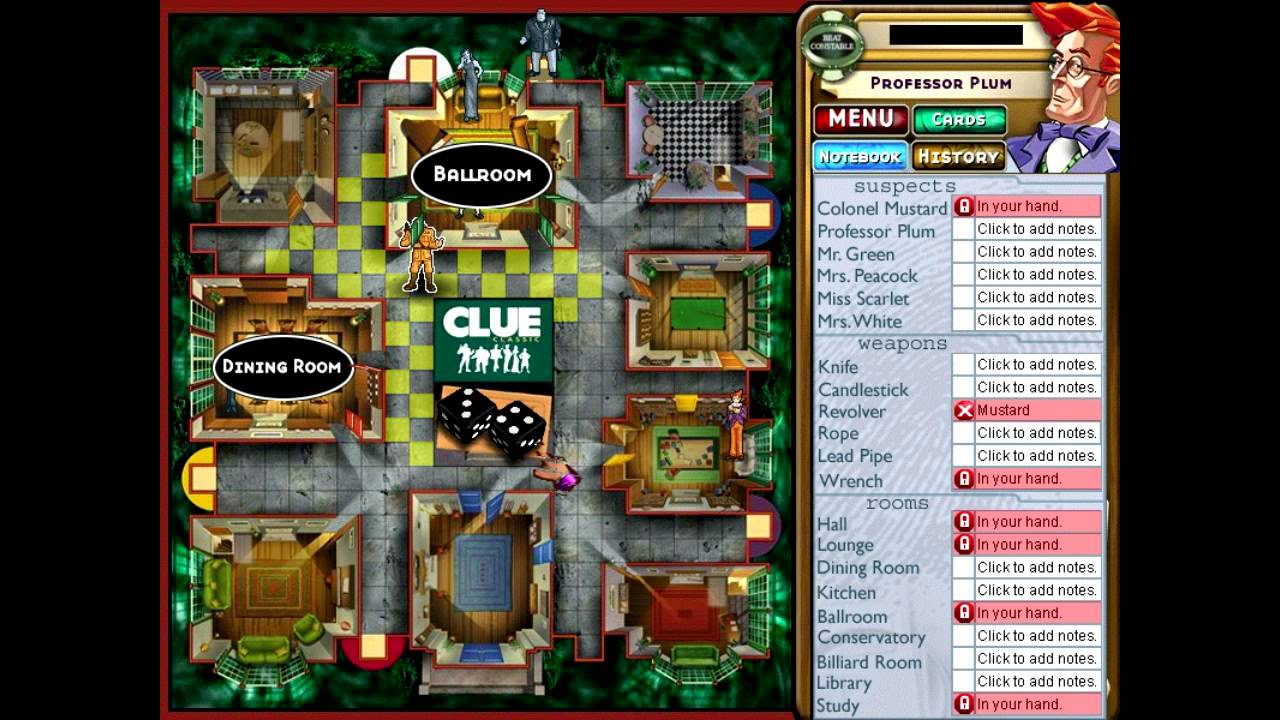 Free Clue Computer Game