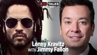 Lenny Kravitz in conversation with Jimmy Fallon at Live Talks Los Angeles