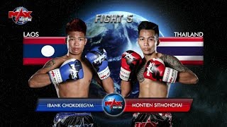 Ibank Chockdeegym (Laos) vs Montien Sitmonchai (Thailand)