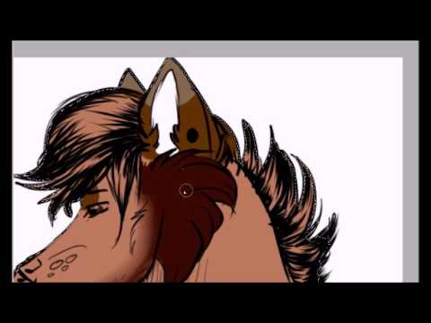 8 months speedpaint Eliwolfy & Graphitewolfi