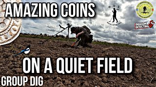 Amazing Coins On A Quiet Field | Metal Detecting UK | Norfolk England | Minelab Manticore | #history