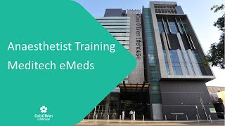 Anaesthetist Training - Meditech eMeds