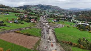 Prace Przy Budowie Linii Kolejowej Nr 104 Odcinek Kłodne 17.10. 25 Ącz