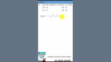Quantitative Aptitude by Arun Sharma Number System Shorts  #catquantitativeaptitude #cat_mat_xat