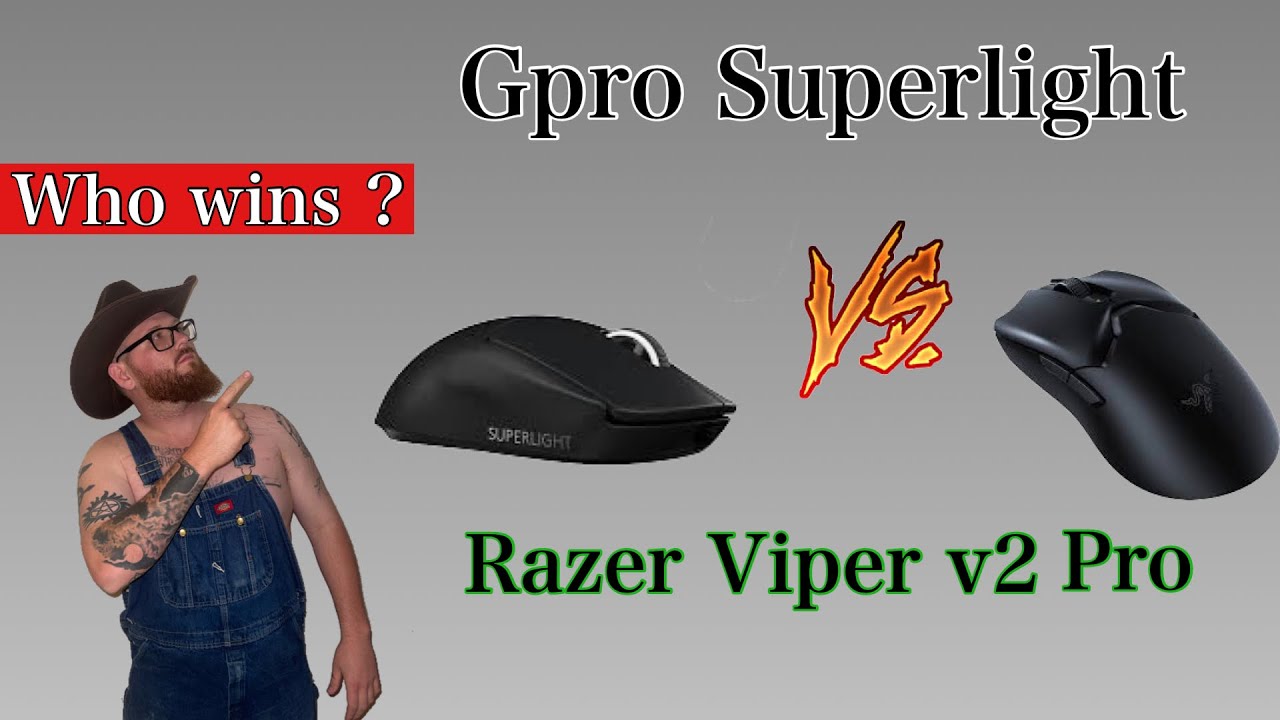 Gpro Superlight VS Razer Viper V2 Pro - YouTube