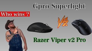 Gpro Superlight VS Razer Viper V2 Pro