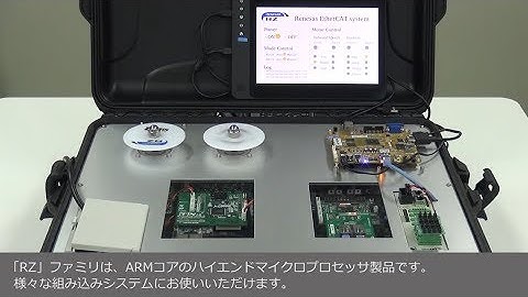 RZ/GによるEtherCAT通信制御デモ