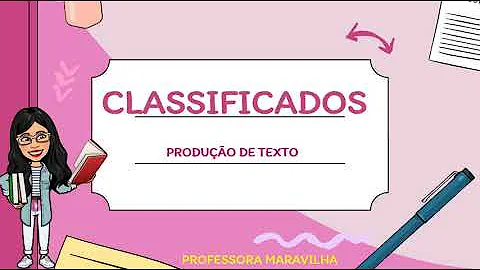 Como os classificados são organizados num jornal?
