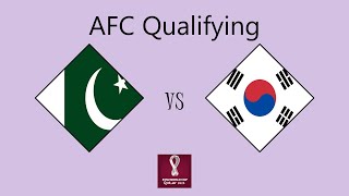 Pakistan vs South Korea - Asian Qualifying (Round 2 Group H)