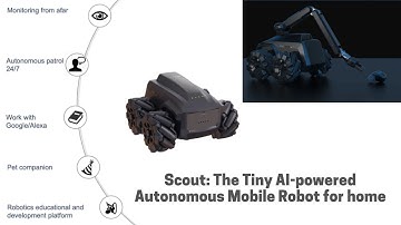 Upcoming Technology | New Gadget | Scout: The Tiny AI-powered Autonomous Mobile Robot for home