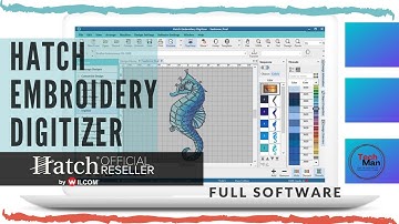 Wilcom Hatch Embroidery Digitizer 2 Full Review ||  embroidery digitizing