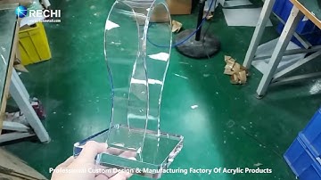 RECHI |Custom Counter Acrylic Display Factory| Clear Acrylic Retail Display Stand Rack for Headphone