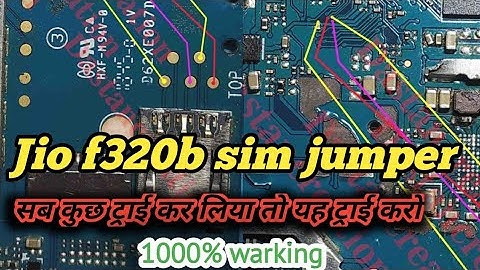 jio f320b sim jumper solution