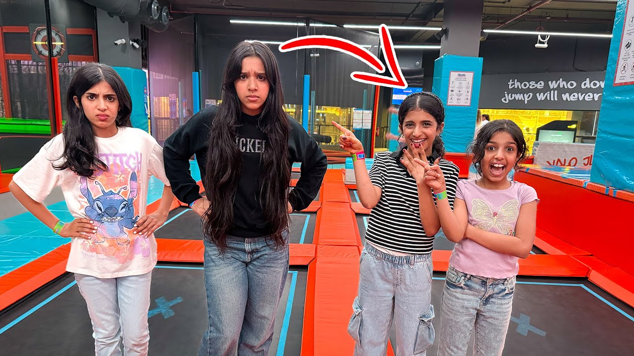 فريق شفا ضد فريق غزل تحديات الترامبولين مين فاز ؟؟!